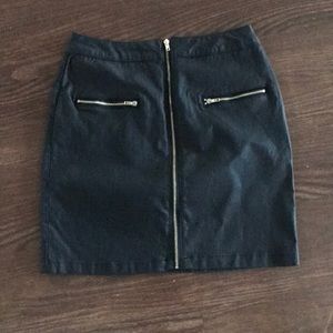 Double zipper MISSGUIDED black skirt NEVER WORN
